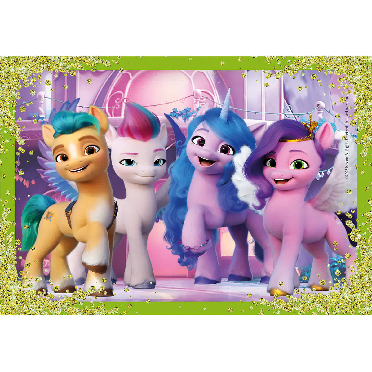 Puzzle 4 em 1 - My Little Pony | Cubos Luminosos