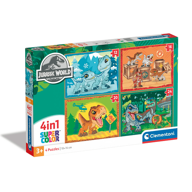 Puzzle 4 em 1 - Jurassic World 1