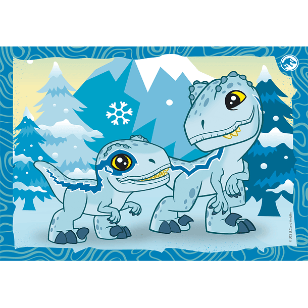 Puzzle 4 em 1 - Jurassic World 2