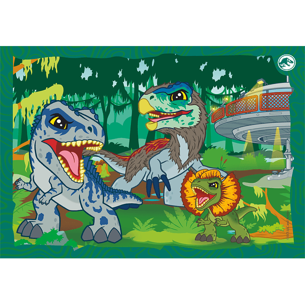 Puzzle 4 em 1 - Jurassic World 5