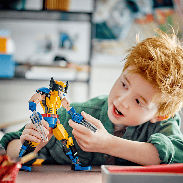 Figura de Construção de Wolverine 7