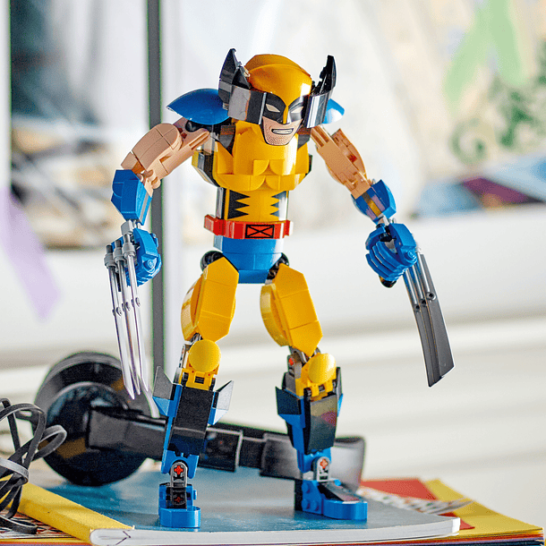 Figura de Construção de Wolverine 4