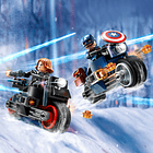 Motos de Viúva Negra e Capitão América 3