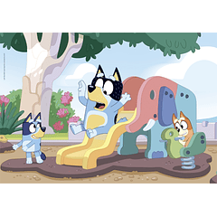 Puzzle 104 pçs - Bluey e Bingo