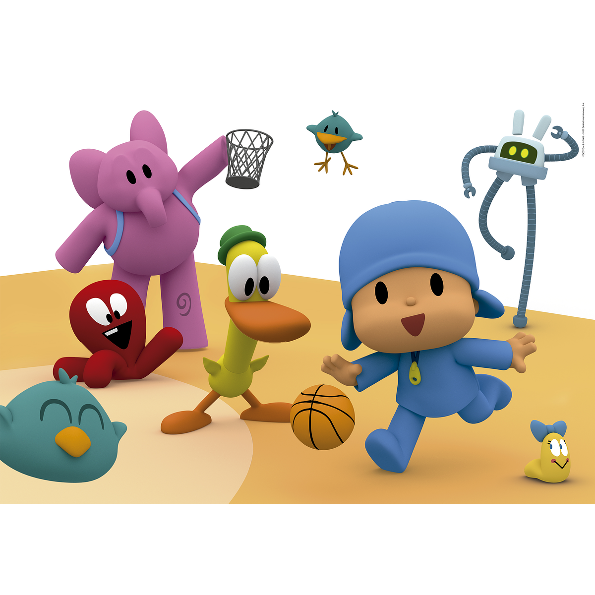 Puzzle x 48 pçs Pocoyo Cubos Luminosos