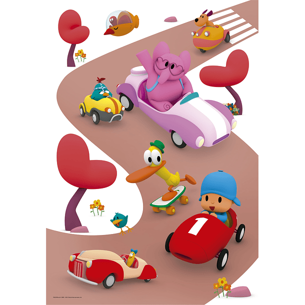 Puzzle 3 x 48 pçs - Pocoyo 4