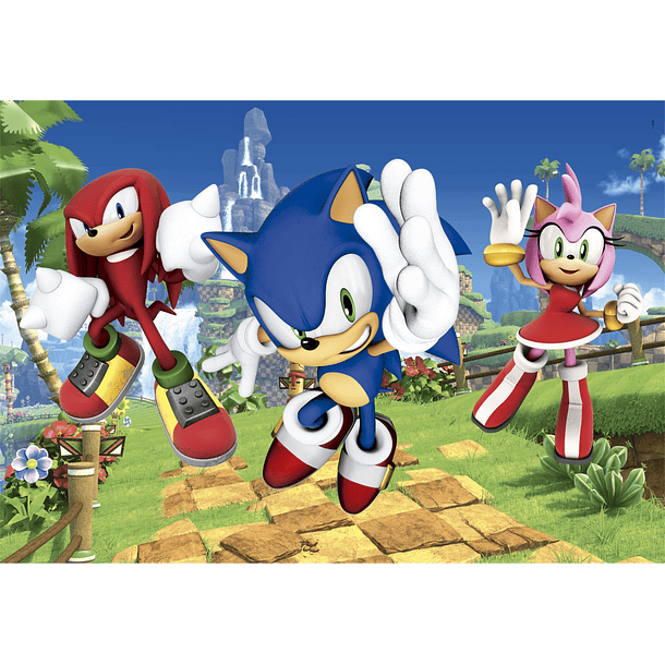 Puzzle 3 x 48 pçs - Sonic 2