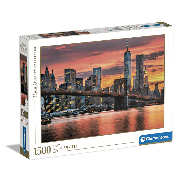 Puzzle 1500 pçs - East River At Dusk 1