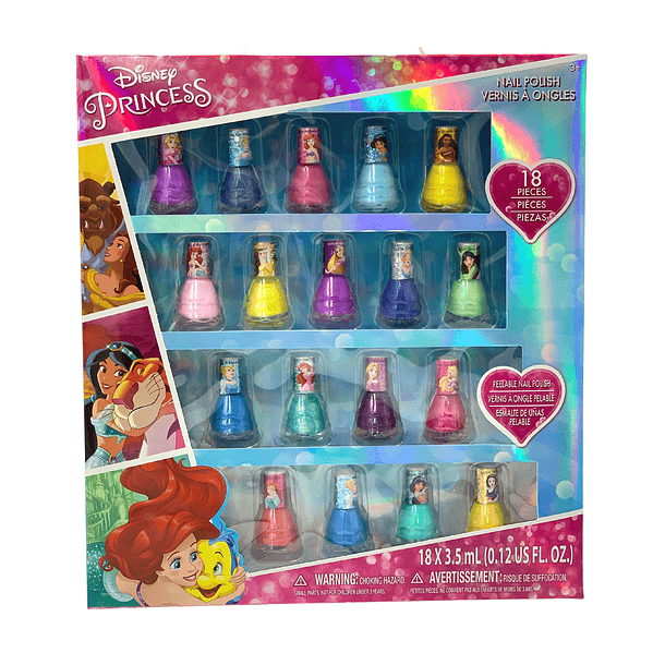 Disney Princess - Conjunto 18 Vernizes 1