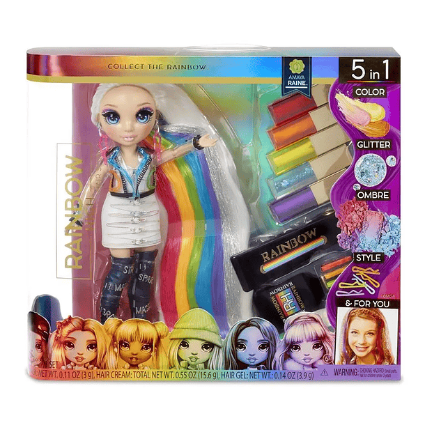 Rainbow High Hair Studio - Amaya Raine 1