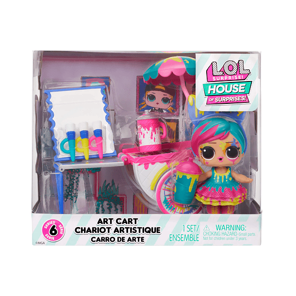 LOL Surprise - Mini Playset Carro de Arte 1