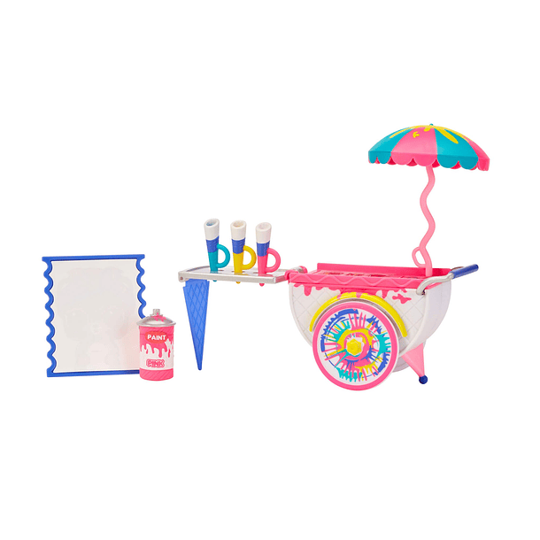 LOL Surprise - Mini Playset Carro de Arte 3