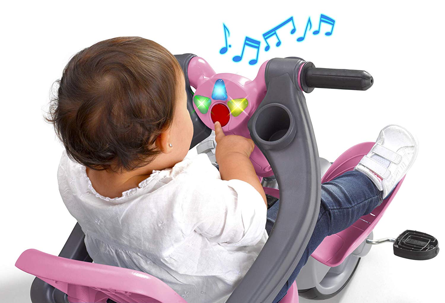 Triciclo Evolutivo Baby Plus Music Rosa