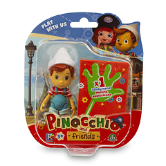 Pinocchio and Friends - Figura Pinóquio com Mão Pegajosa