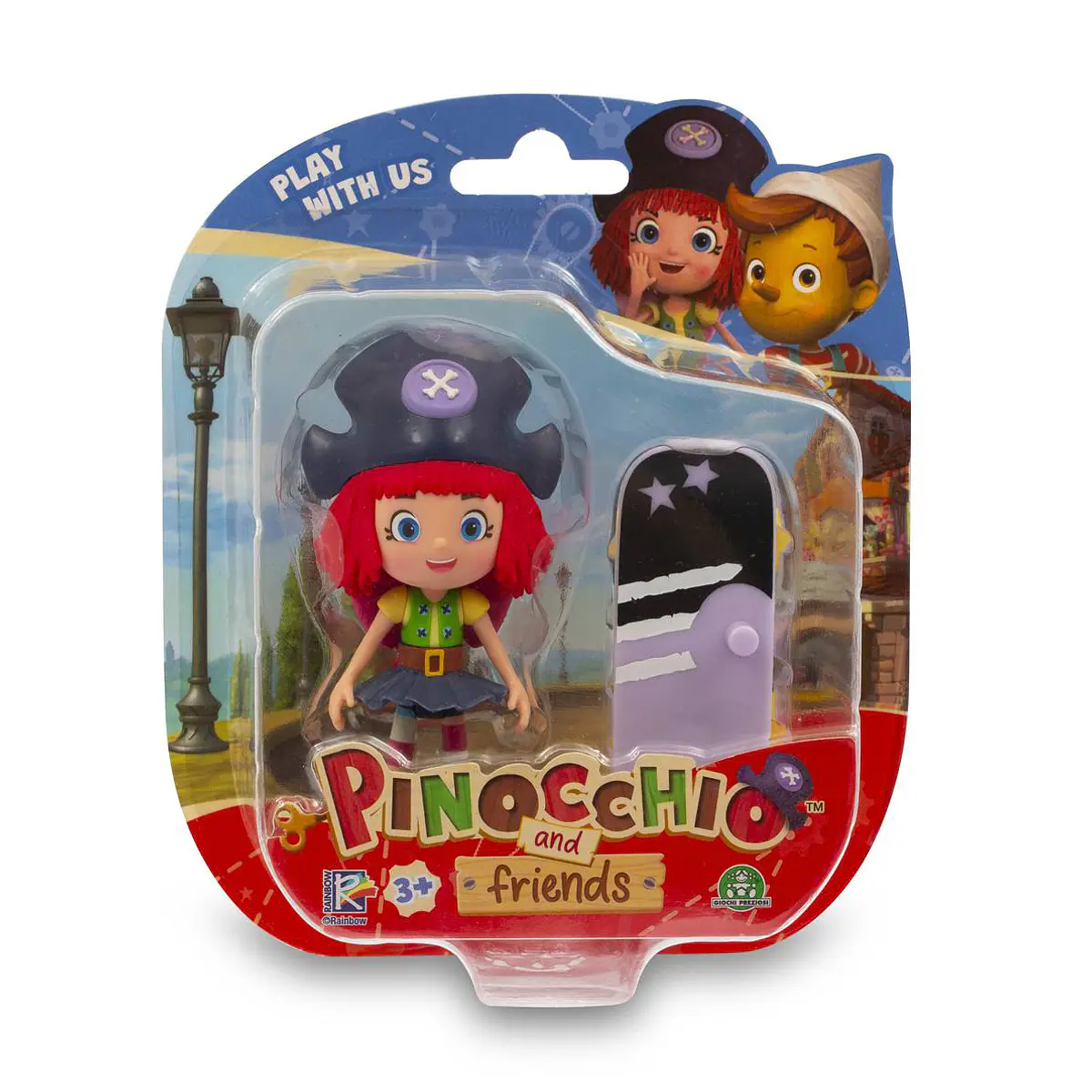 Pinocchio And Friends Actionfiguren – 2er Pack Mit Pinocchio & Freeda, Ca. 9 Cm, Bewegliche Glieder