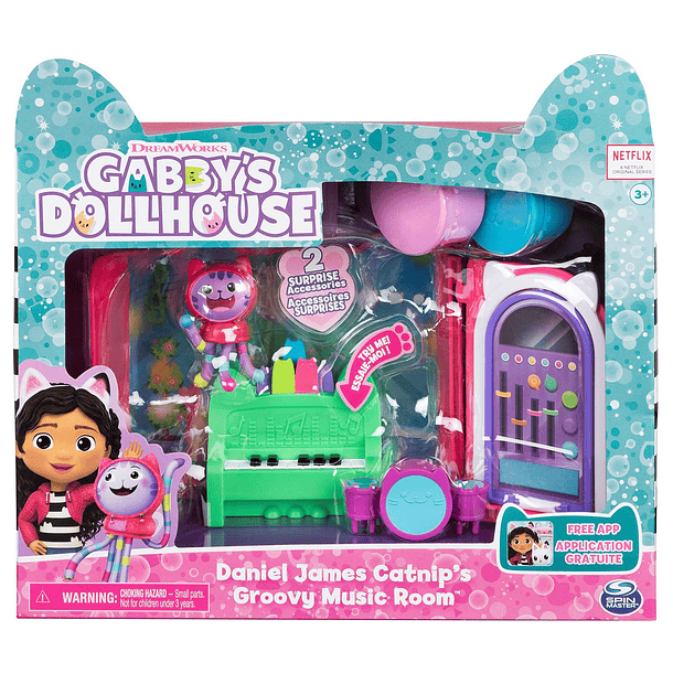 Gabby's Dollhouse - Quarto Deluxe Sala de Musica de Daniel James Catnip 1