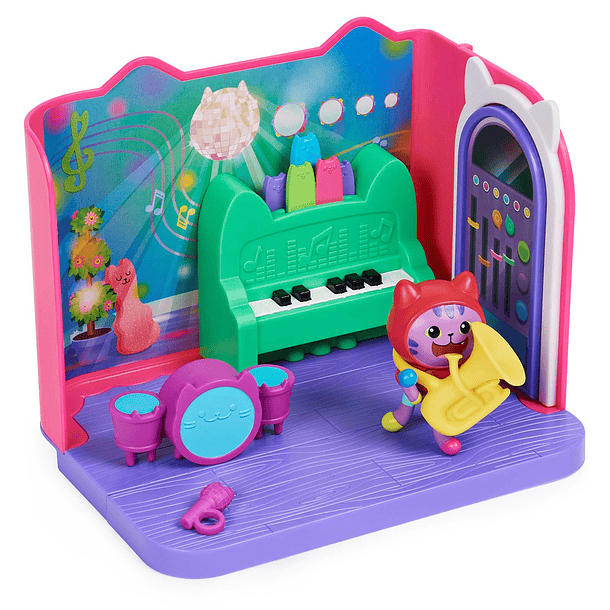Gabby's Dollhouse - Quarto Deluxe Sala de Musica de Daniel James Catnip 3