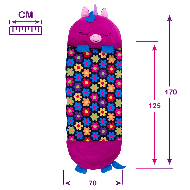 Dormi Locos Peluche Grande - Unicórnio Rosa 4