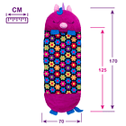 Dormi Locos Peluche Grande - Unicórnio Rosa 4