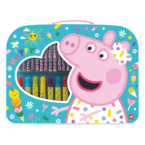 Peppa Pig - Mala de Colorir 