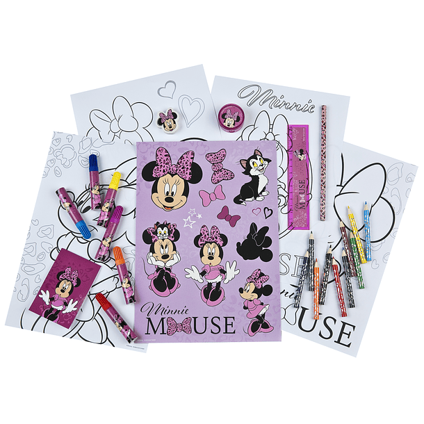 Minnie Mouse - Conjunto para Colorir Torre 2