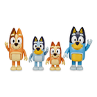 Bluey - Pack 4 Figuras Bluey & Family 2