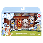 Bluey - Pack 4 Figuras School Pack 1