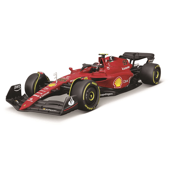 Bburago Formula Racing - Ferrari F1-75 Carlos Sainz 