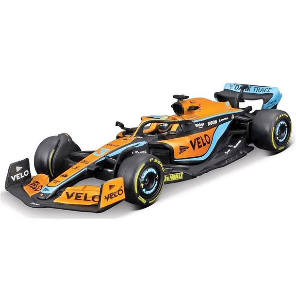 Bburago Racing Series F1 - McLaren F1 MCL36 Mercedes Team (2022) 