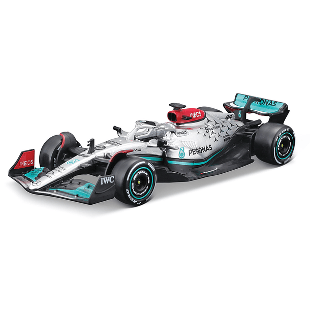 Bburago Race F1 - Mercedes AMG Petronas Team W13 E Performance (2022) 