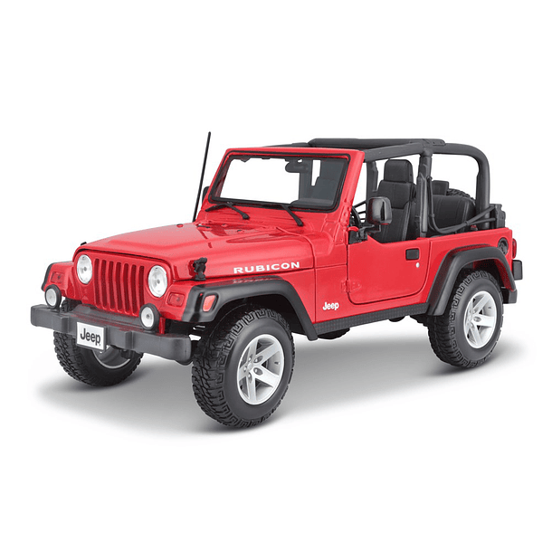 Maisto Jeep Rubicon レッド Maisto Special Edition - Jeep Wrangler
