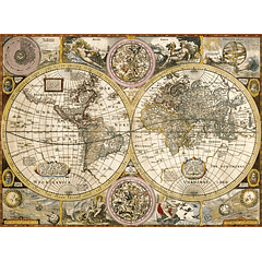Puzzle 3000 pçs - Mapa Antigo
