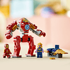 A Armadura Hulkbuster de Iron Man contra Thanos 5