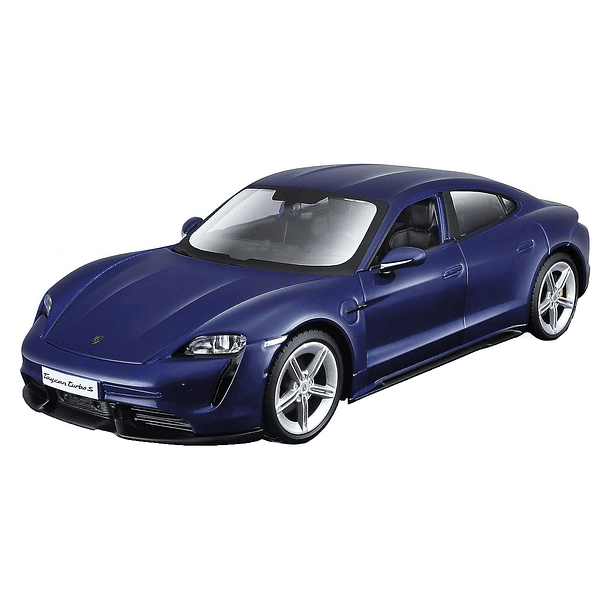 Bburago 1:24 - Porsche Taycan Turbo S Azul 1