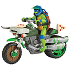 Veículo com Figura Ninja Kick Cycle - Leonardo 3