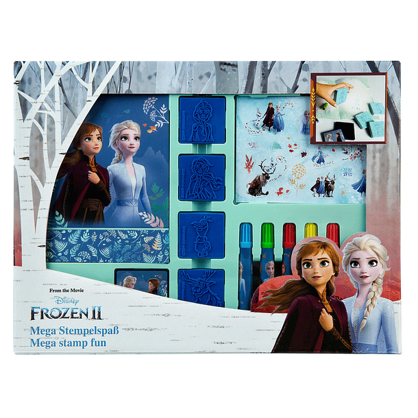 Frozen II - Conjunto Colorir com Carimbos 1