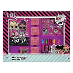 LOL Surprise - Conjunto Colorir com Carimbos