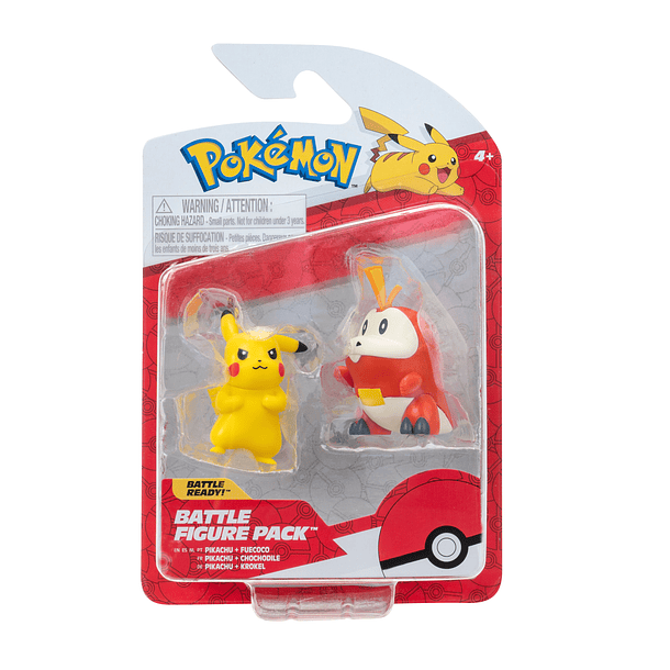 Battle Figure Pack - Pikachu + Fuecoco 1