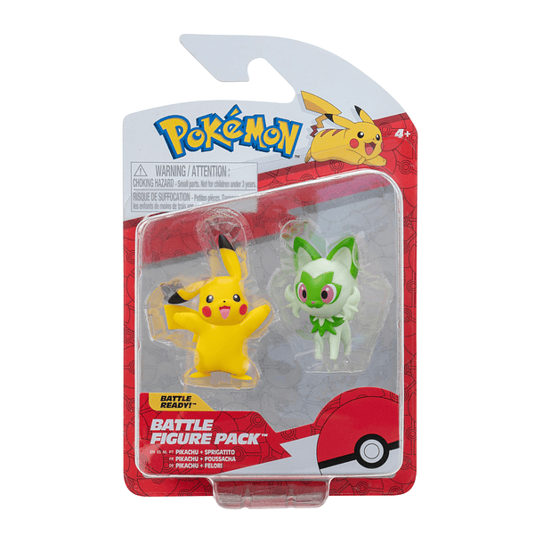 Pokémon - Battle Figure Pack Pikachu + Sprigatito 1