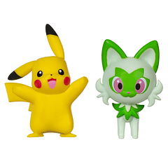 Pokémon - Battle Figure Pack Pikachu + Sprigatito