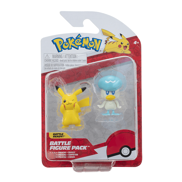 Pokémon - Battle Figure Pack Pikachu + Quaxly 1