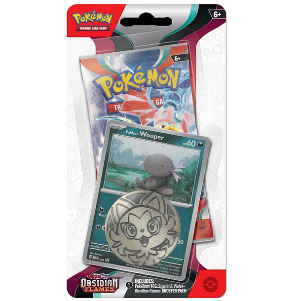 Pokémon Obsidian Flames - Paldean Wooper Checklane Blister (EN) 