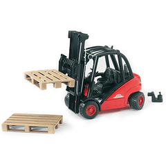 Linde H30D Empilhador com 2 Paletes