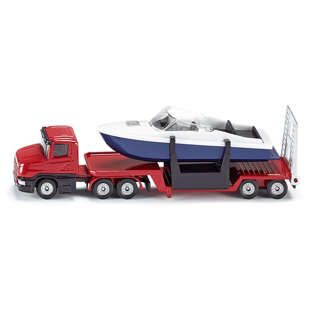 Siku - Camião de Transporte de Pesados com Barco 