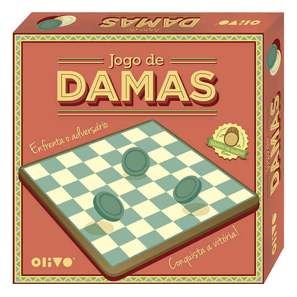 JOGO DE DAMAS OLIVO REFERÊNCIA 15