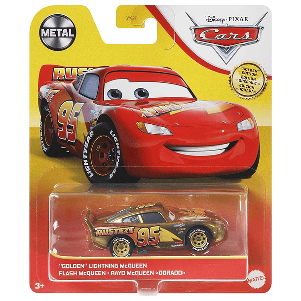 Cars 3 - Faísca McQueen Dorado 