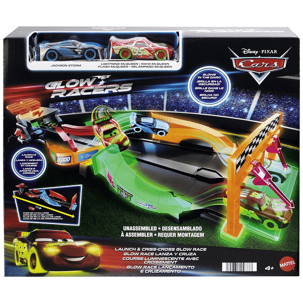 Cars - Glow Racers Lançamento e Cruzamento 1