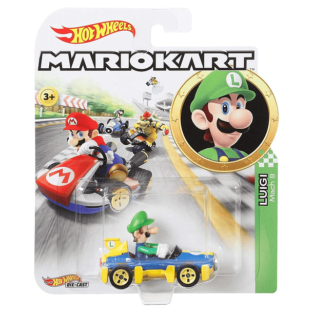 Hot Wheels Mario Kart - Luigi 