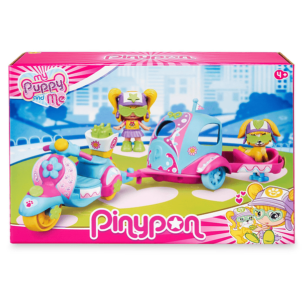My Puppy and Me Mota com Reboque e Figuras 1