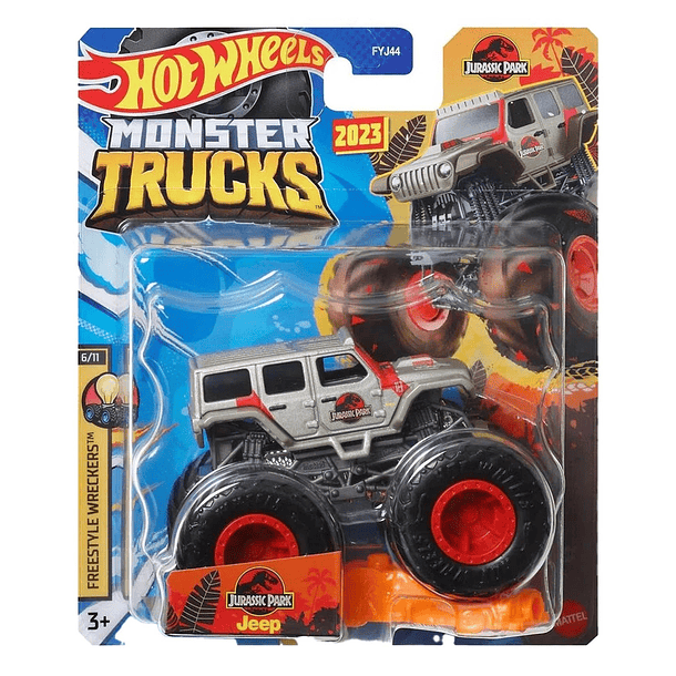 Hot Wheels Monster Trucks - Jurassic Park Jeep 